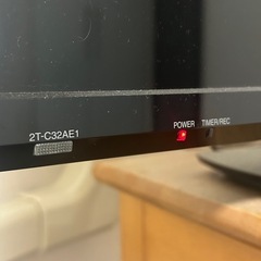 【値下げしました】SHARP 32インチテレビの画像