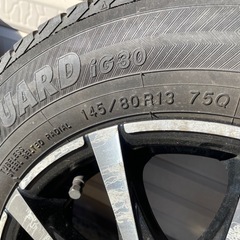 アルミホイール4本 PCD100 145/80R13スタッドレスタイヤ
転がし用  の画像