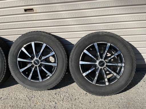 アルミホイール4本 PCD100 145/80R13スタッドレスタイヤ
転がし用