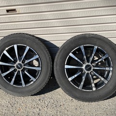 アルミホイール4本 PCD100 145/80R13スタッドレスタイヤ
転がし用  の画像