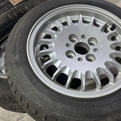 BMW E30純正アルミ　14インチ6J +35 100-4H 夏タイヤ付きの画像