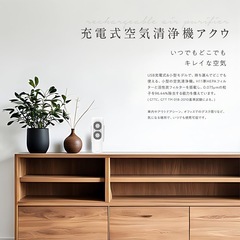 新品　未開封　充電式空気清浄機 アクウの画像