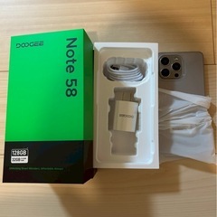 Android16 SIMフリー スマホ 32GB+128GB Note58の画像