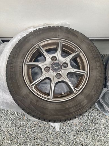 早めのご準備を冬タイヤ2021年製 タントスタッドレスタイヤ155/65R14