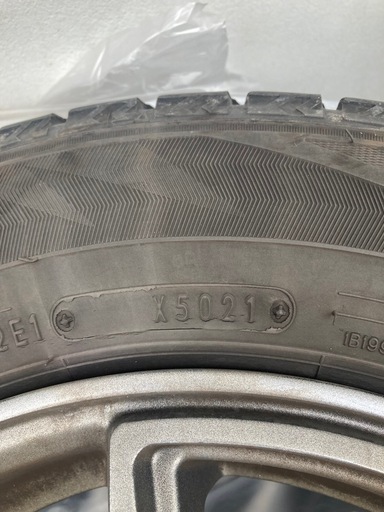 早めのご準備を　冬タイヤ　2021年製 　タント　スタッドレスタイヤ　155/65R14適合　ホイールセット