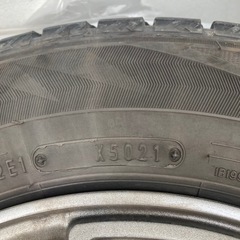 早めのご準備を　冬タイヤ　2021年製 　タント　スタッドレスタイヤ　155/65R14適合　ホイールセットの画像