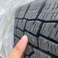 早めのご準備を　冬タイヤ　2021年製 　タント　スタッドレスタイヤ　155/65R14適合　ホイールセットの画像