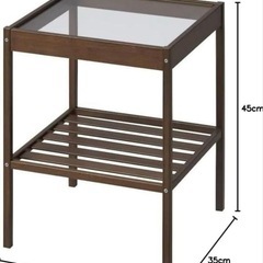 【お取引中】サイドテーブル　IKEA　の画像