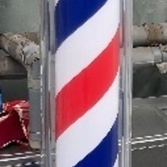 サインポール　理髪店の画像