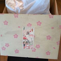 ひな人形小道具　橘と桜の画像