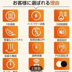 電気ファンヒーターの画像