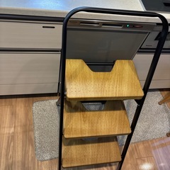 シービージャパン　フォールディングステップ 3段　　ブラック　脚立　踏み台の画像