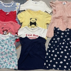 子ども服　キッズ服　100 女の子　長袖　半袖　レインポンチョ  オールシーズン　まとめ　セット　の画像