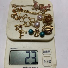 ゴールド　金　ブレスレット　イヤリング　10個セットの画像