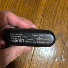 ワイヤレスイヤホンの画像