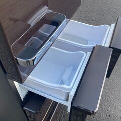 札幌市★AQUA 19年製 5ドア冷凍冷蔵庫 415L◆ AQR-SV42H 右開き アクア デリエの画像