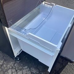 札幌市★AQUA 19年製 5ドア冷凍冷蔵庫 415L◆ AQR-SV42H 右開き アクア デリエの画像