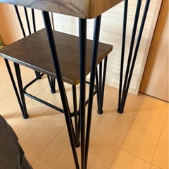 ダイニングテーブル＋イスセット（2人用）の画像