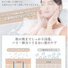 【使用1回のみ】ANLAN フェイススチーマー 美顔器の画像
