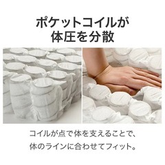 ニトリ　マットレスNスリーブ　かための画像