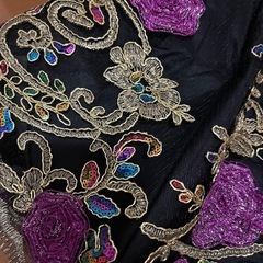 キラキラ日傘折りたたみの画像