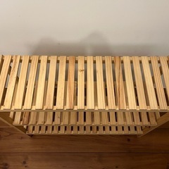 木製 フリーラック 79.5×26.5×62.6の画像