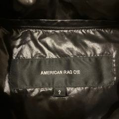 AMERICAN RAG CIE アメリカンラグシー　
ブラック ダウンジャケット サイズ2の画像