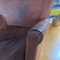 本革 プロフェッサーアームチェア　一人掛け　RH レストレーションハードウェアの画像