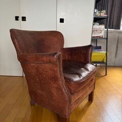 本革 プロフェッサーアームチェア　一人掛け　RH レストレーションハードウェアの画像