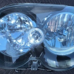 HID ヘッドライト 左右セット ダイハツ ムーヴ カスタム L150S L160Sスモーク塗装　一点モノの画像