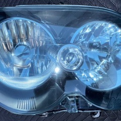 HID ヘッドライト 左右セット ダイハツ ムーヴ カスタム L150S L160Sスモーク塗装　一点モノの画像