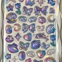 オーロラ　ボンボンドロップシールの画像