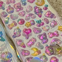 オーロラ　ボンボンドロップシールの画像