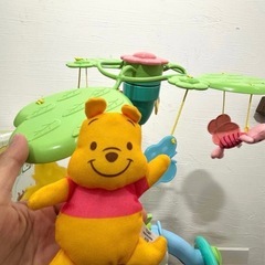 くまのプーさん えらべる回転 6WAYジムにへんしんメリーの画像