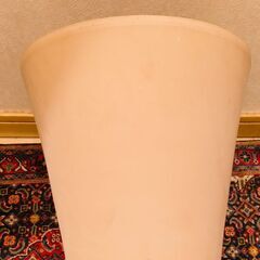 デローマ社　コーノポット　10号 イタリア産テラコッタ鉢　未使用　ホワイト　植木鉢　花瓶　ポット　素焼き鉢の画像