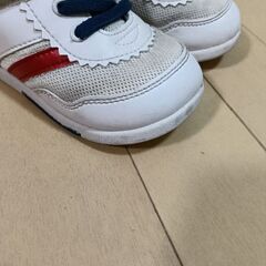 ムーンスター　ハイカットスニーカー　白　16.5の画像