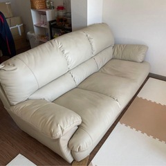 ニトリL字ソファーの画像