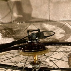 【状態良好　土日限定割引】クロスバイク　黒　6段変速の画像