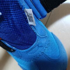 ムーンスター　キッズスニーカー　青　16.5の画像