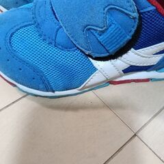 ムーンスター　キッズスニーカー　青　16.5の画像