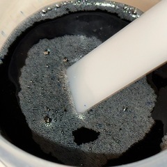 HID ヘッドライト 左右セット ダイハツ ムーヴ カスタム L150S L160Sスモーク塗装　一点モノの画像