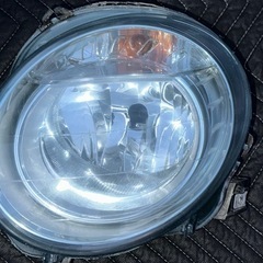 ヘッドライト リペアレンズ 左右セット フィアット FIAT 500 ハロゲン スモーククリヤー レンズ以外は部品取りの画像
