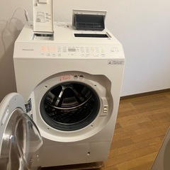 未使用に近パナソニック　ドラム式洗濯乾燥機　NA-LX113CL 2025年購入の画像