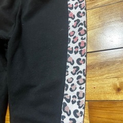 サイド豹柄　パンツ　2-3歳の画像