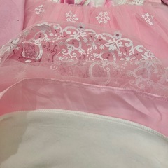 冬のワンピース FROZENアナと雪の女王ワンピース　エルサドレス　中古！サイズ　130cmの画像