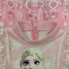 冬のワンピース FROZENアナと雪の女王ワンピース　エルサドレス　中古！サイズ　130cmの画像