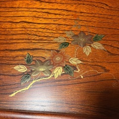 お盆　長方形　花柄の画像