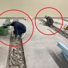 LINEで簡単応募❗️建設現場での軽作業員を募集します。経験者は時給UPの画像