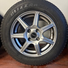 プロボックス.サクシード.ADバン☆155/80/14LT冬タイヤアルミセットの画像
