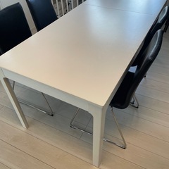 IKEA イケア テーブル ダイニングテーブル ダイニングチェア  エーケダーレン EKEDALEN セットの画像